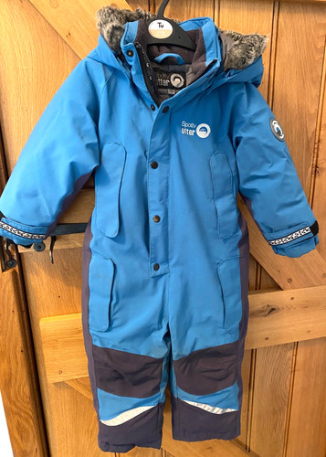 Spotty otter snowsuit down - spotty,