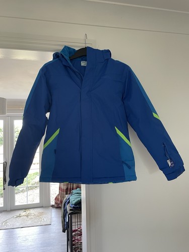 Boys blue waterproof coat - blue,